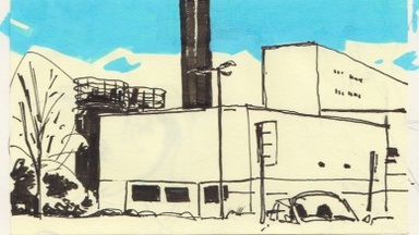 Urban Sketching im Juli mit Markus Gansel