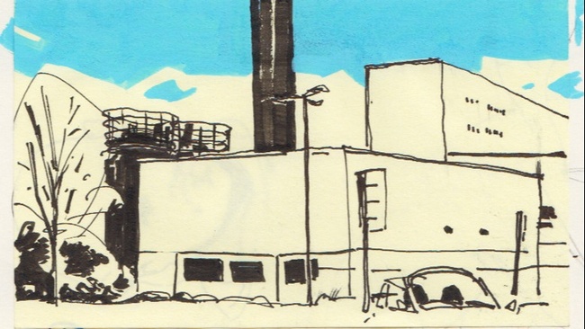 Urban Sketching im Juli mit Markus Gansel