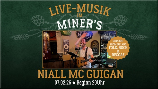 Livemusik mit Niall Mc Guigan