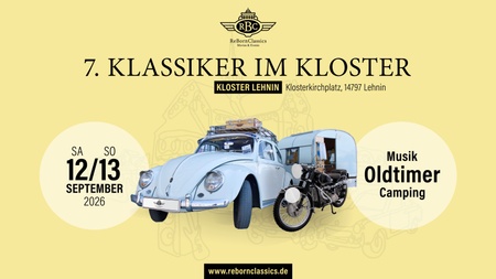 Klassiker im Kloster - Brandenburgs schönstes Oldtimer-Event