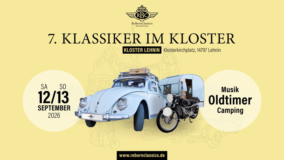 Klassiker im Kloster - Brandenburgs schönstes Oldtimer-Event