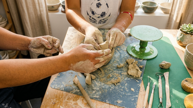 Töpfern mit Kindern in Köln – Familien-Workshop mit Ton (ab 4 Jahre