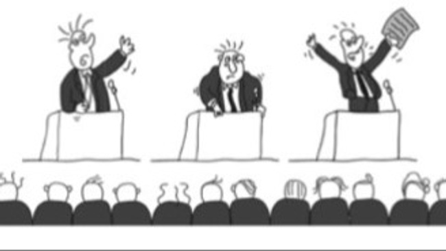 Vævictis Debattierclub: Das Debattenduell