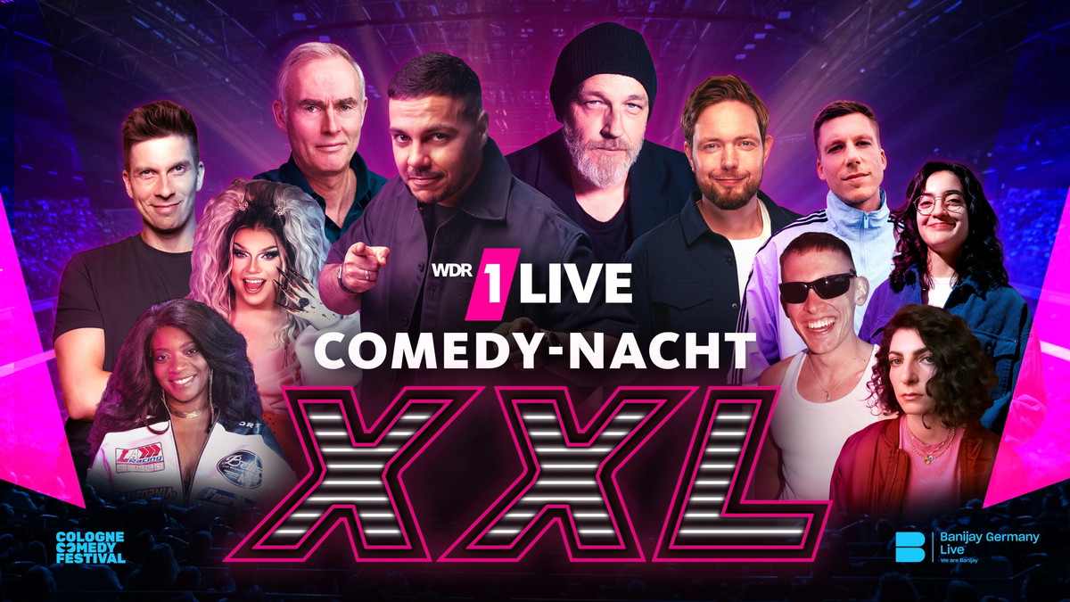Titelbild der Veranstaltung 1LIVE Oberhausen Comedy-Nacht XXL
