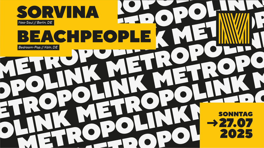 Metropolink Festival Family friendly / Beachpeople, Sorvina