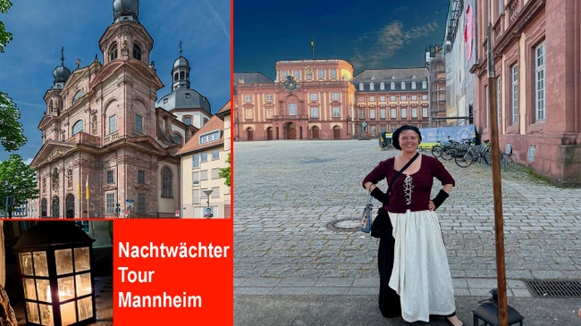 Mannheim: Öffentliche Nachtwächterführung mit Nachtwächterweib Marie - Stadtführung Event