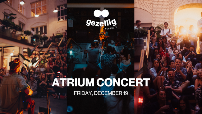 Live concert in a beautiful atrium with elimako/LISKA/ALLESS. & more..