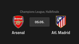 Arsenal - Atl. Madrid, Champions League Halbfinale