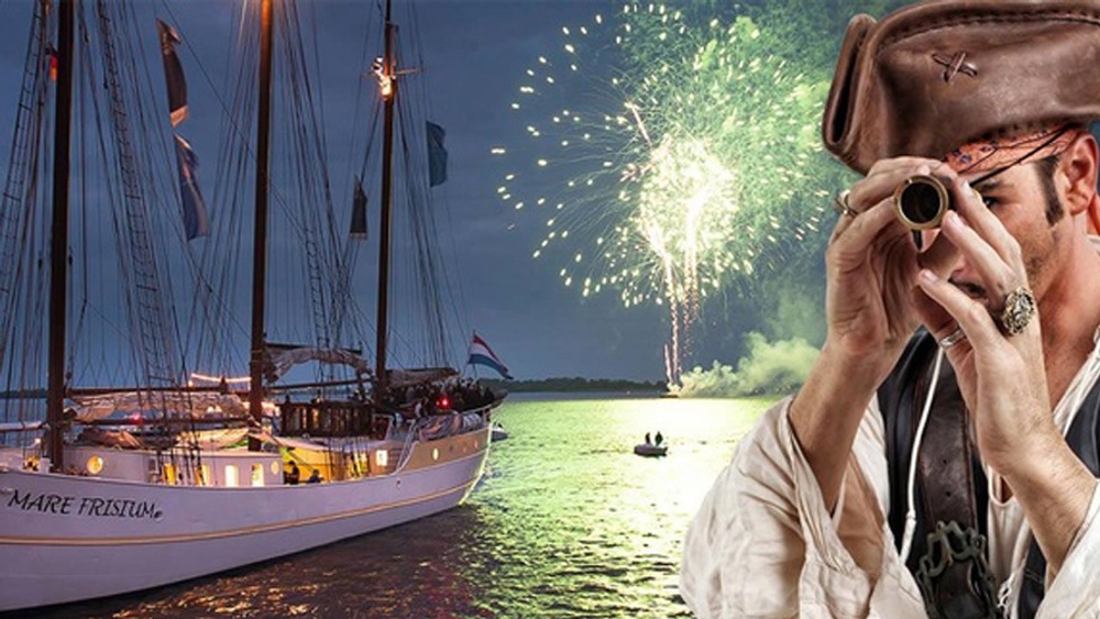 Silvester-Piratenparty auf der Mare Frisium in Hamburg