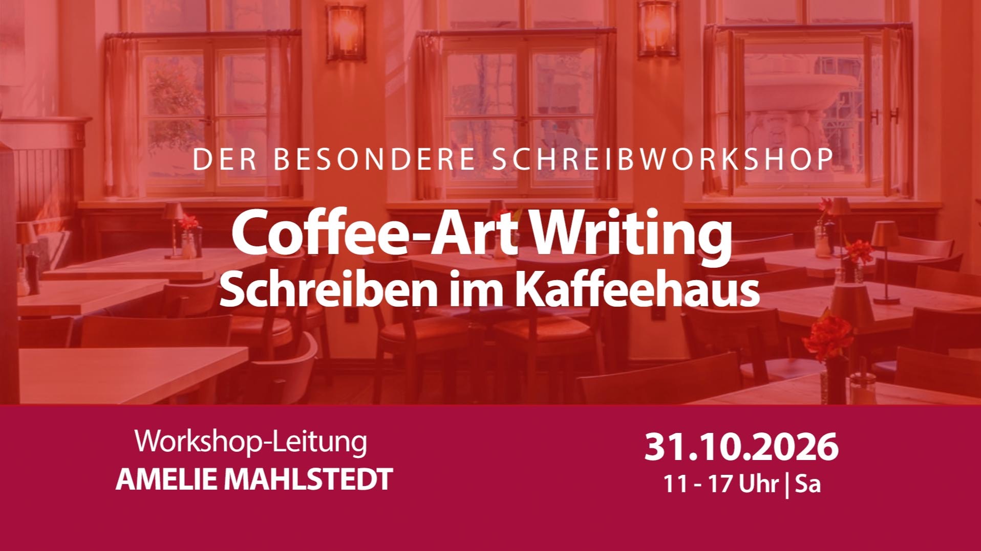 Coffee-Art Writing | Schreiben im Kaffeehaus - SCHREIBWORKSHOP