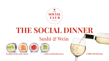 The Social Dinner - Sushi & Wein