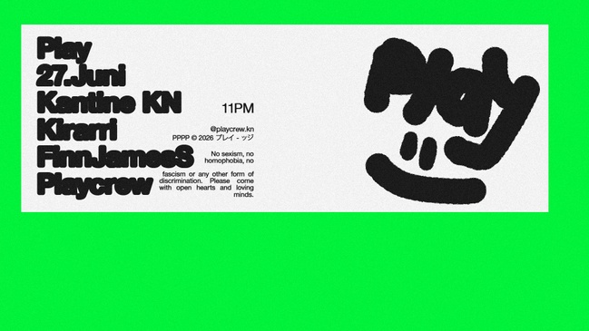 PLAY 27.JUNI Kantine KN