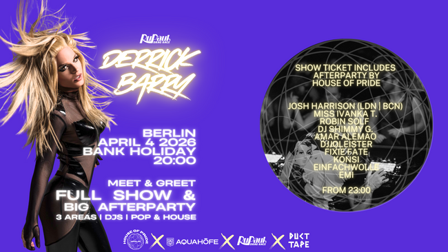 RuPauls Drag Race: Derrick Barry Full Show feat. Duct Tape