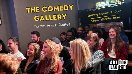 Laughs & Drinks in an Art Gallery (Mitte)