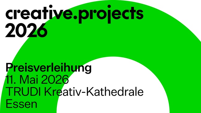 creative.projects 2026 | Preisverleihung