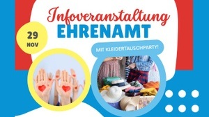 Infoveranstaltung Ehrenamt + Kleidertauschparty