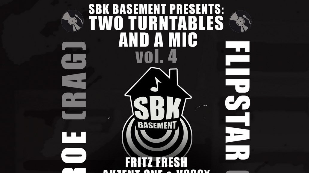 Titelbild der Veranstaltung SBK Basement - Two Turntables and a Mic Vol. 4