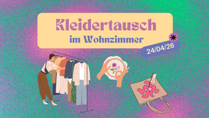 Kleidertausch im Wohnzimmer