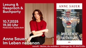 Lesung - "Im Leben nebenan" von Anne Sauer