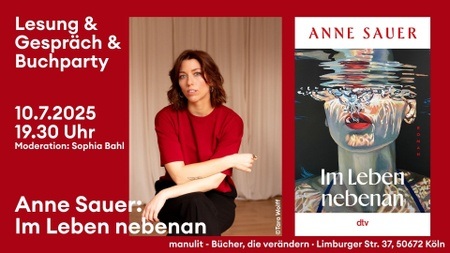 Lesung - "Im Leben nebenan" von Anne Sauer
