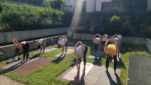 Outdoor-Yoga im Prinz-Max-Palais