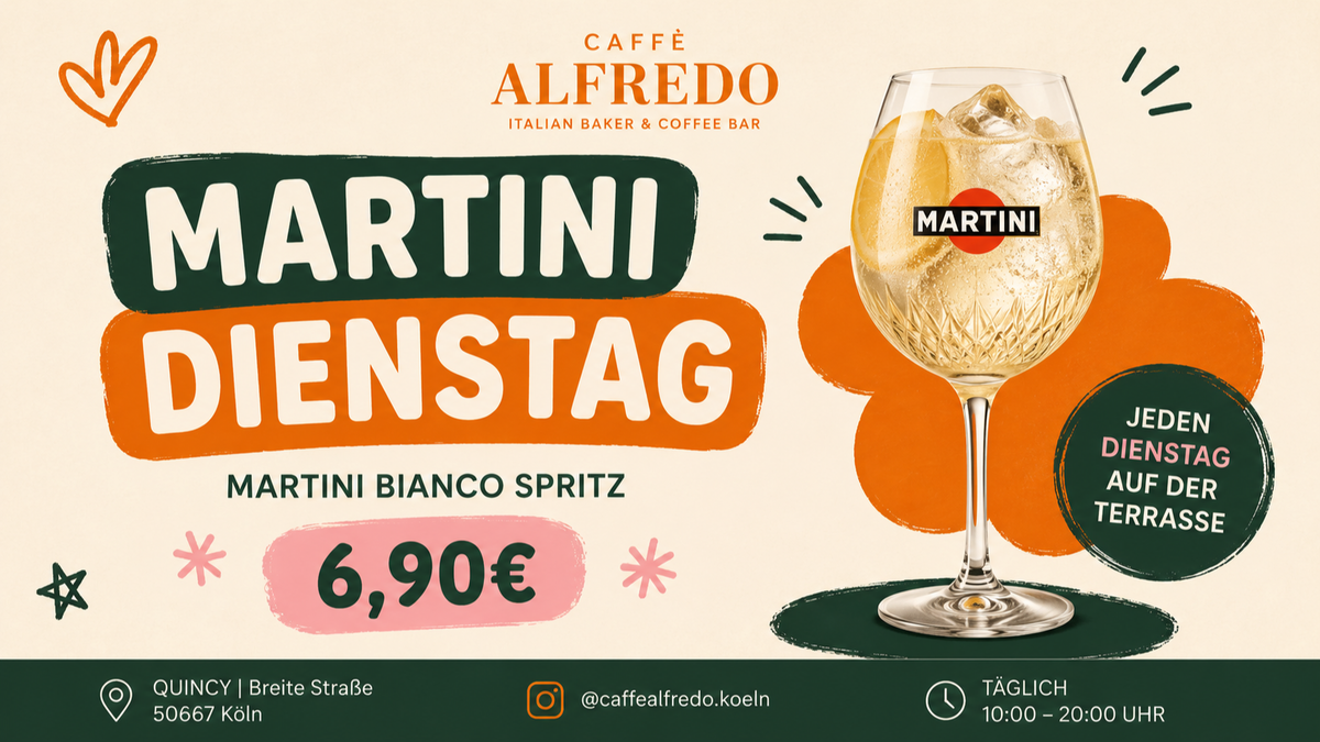 Titelbild der Veranstaltung Martini Tuesday