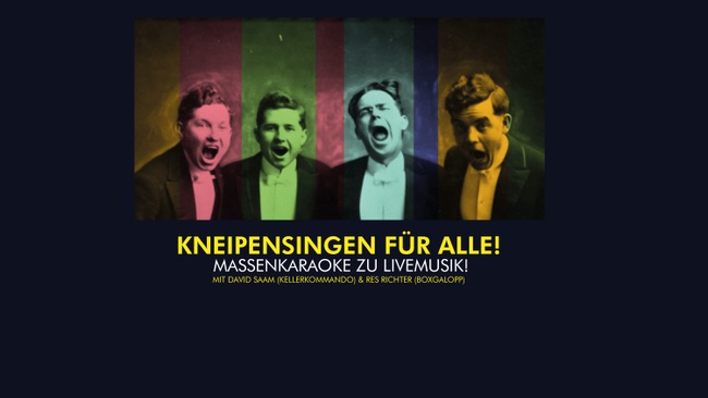 Kneipensingen für Alle! | Massenkaraoke zu Livemusik!
