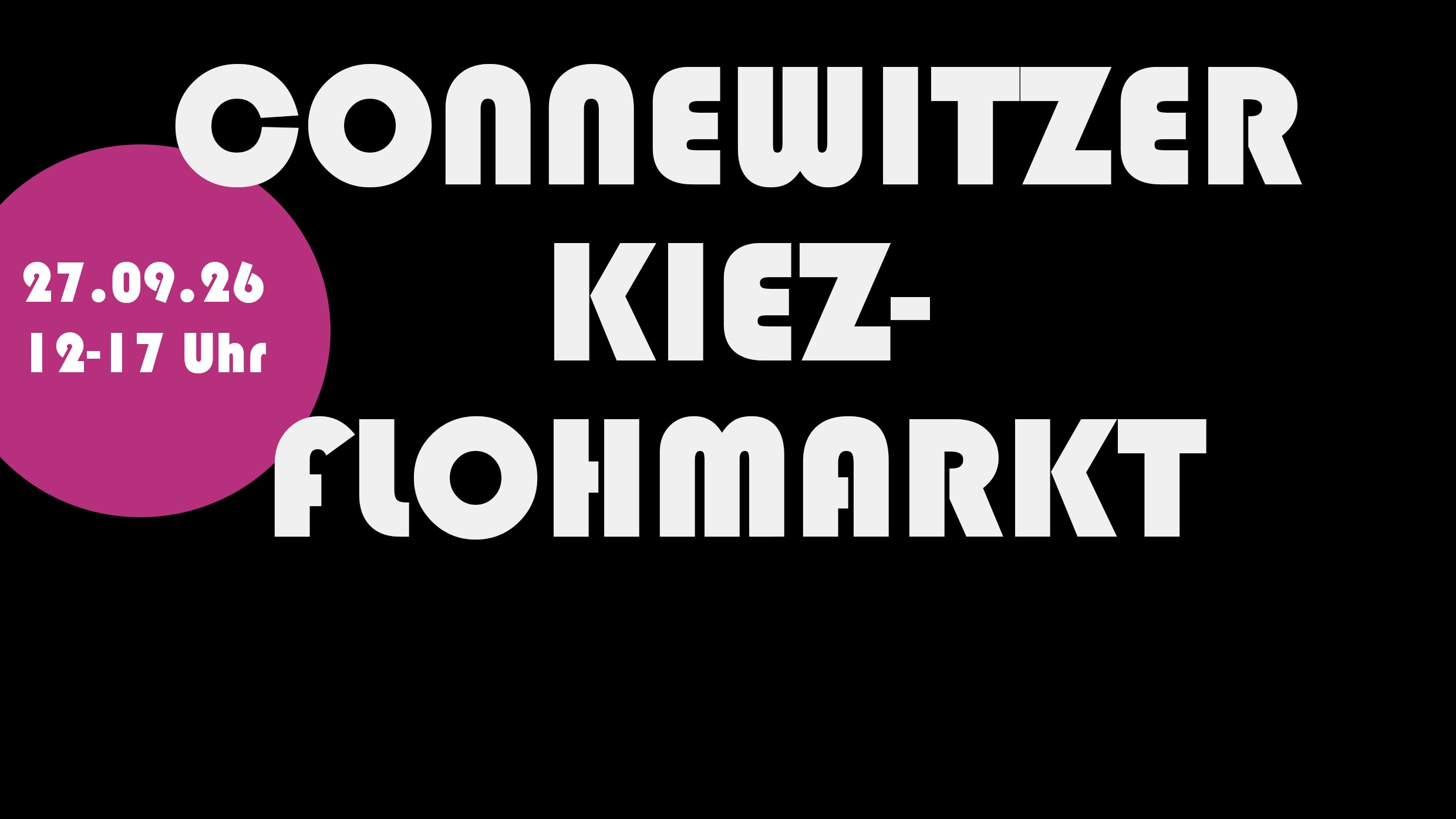 Connewitzer Kiez-Flohmarkt (Hinterhofflohmarkt)