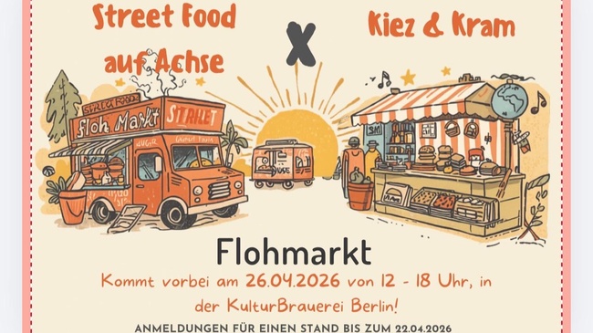 Kiez & Kram Flohmarkt x Street Food auf Achse