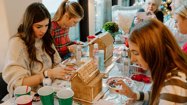 Weihnachtsevent: Lebkuchenhaus basteln