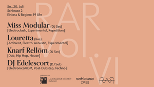 RAR Vol. VI w/ Miss Modular, Louretta (LIVE), DJ Knarf Rellöm, DJ Edelescort