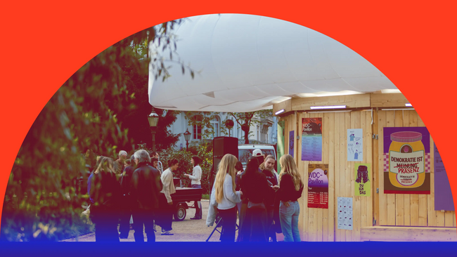 WDC-Pavillon in Offenbach: Places of Democracy. Eine gestalterische und künstlerische Stadterkundung