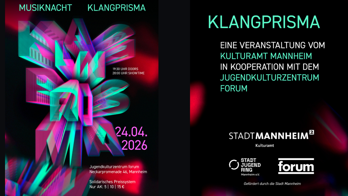 Klangprisma 2026 - Konzert mit Kalkyl / Orange Earth / Nikra / OTS