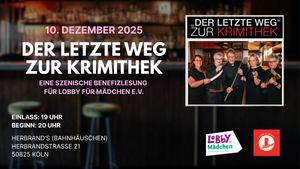 Der letzte Weg zur Krimithek - Benefizlesung