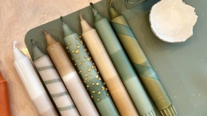 Dip Dye Kerzen X-Mas Special