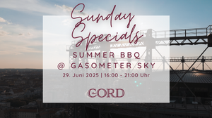 Sunday Special im Gasometer SKY: Summer BBQ
