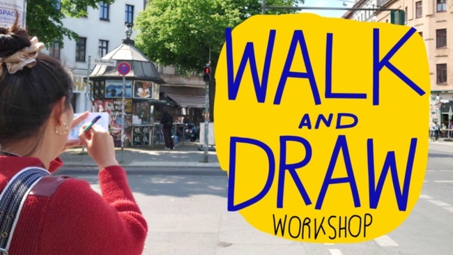 Walk & Draw - Zeichenworkshop während des Spaziergangs