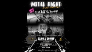 Metal Night: MIZANTHROP / BLACK BLOOD PROPHECY - Brachial Metal meets Modern Melodic Metal