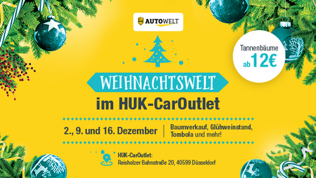Weihnachstwelt im HUK-CarOutlet