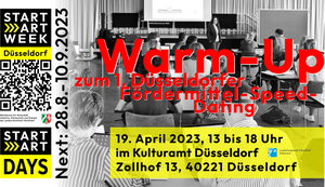 WARM-UP  (zum 1. Düsseldorfer Fördermittel-Speed-Dating)