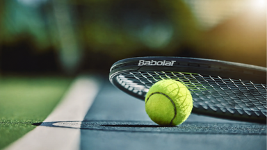 English Tennis Lesson