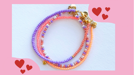 Glasperlen-Armband Galentine’s Day Special
