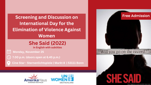 Screening and Discussion of "She Said" (2022)