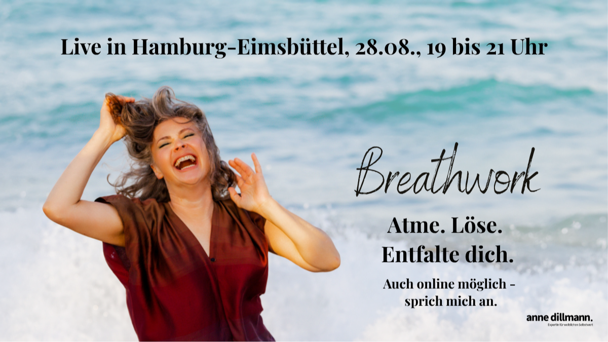 Titelbild der Veranstaltung Breathwork live für Frauen in Hamburg-Eimsbüttel