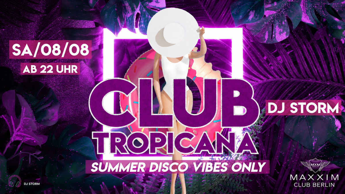 Titelbild der Veranstaltung CLUB TROPICANA