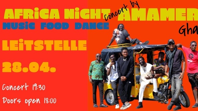 African Night /w Amamere (Ghana) & Senegalese Soul Food