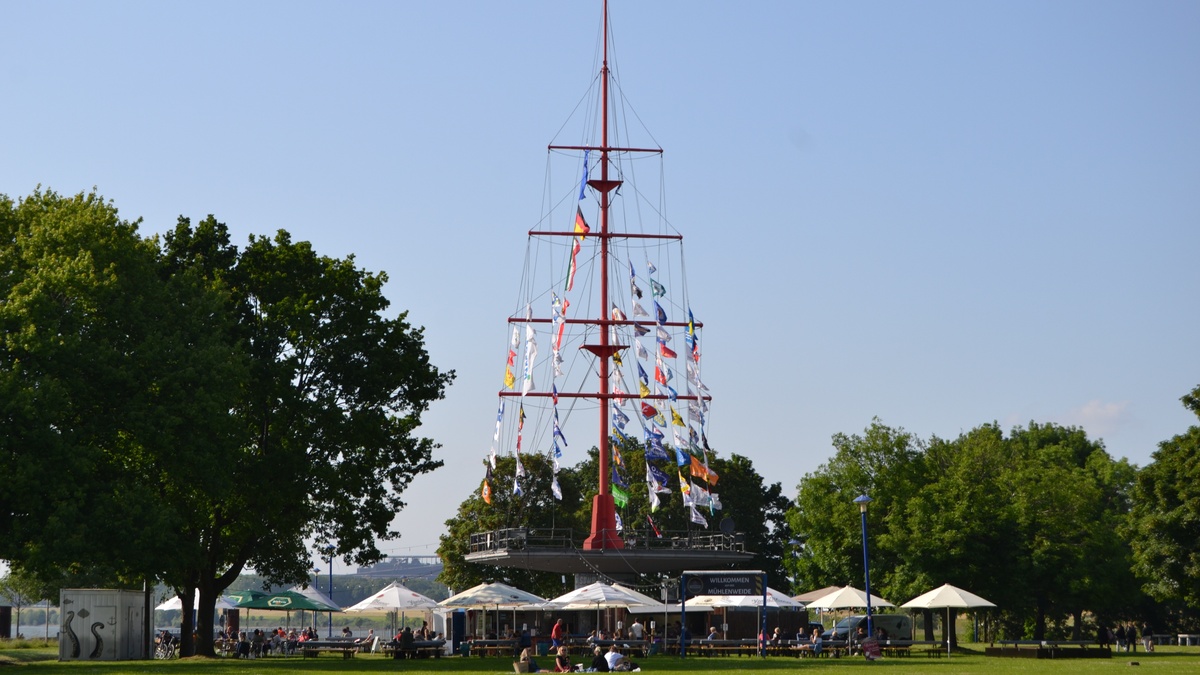 Biergarten Mühlenweide Duisburg