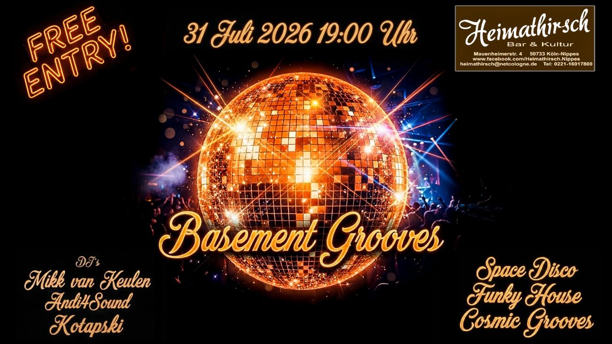 Titelbild der Veranstaltung Basement Grooves