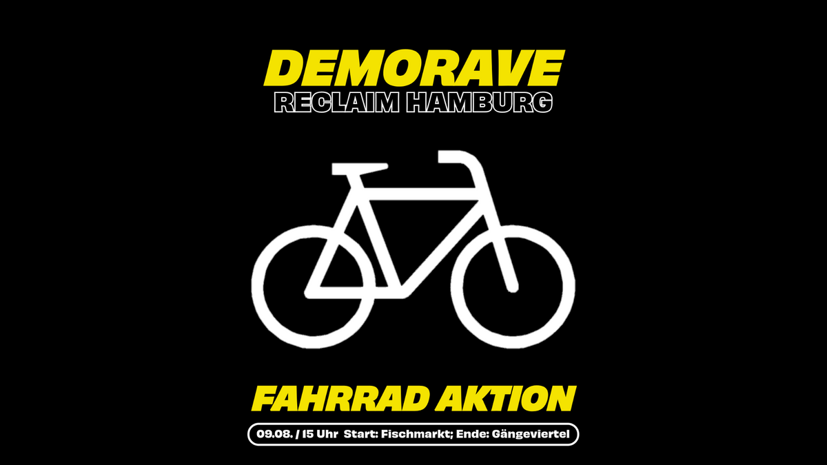 DEMORAVE - FAHRRAD AKTION
