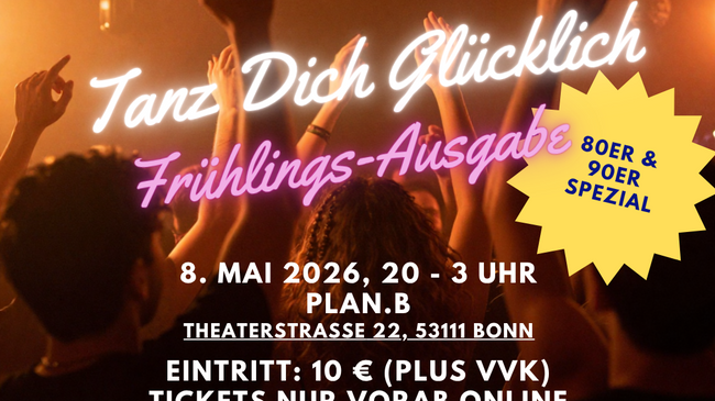 Frühlingsausgabe von "Tanz Dich glücklich" - 80/90er Jahre Special